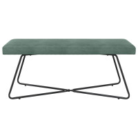 Produktbild för bänk Havgrön 110 x 40 x 45 cm Sammet