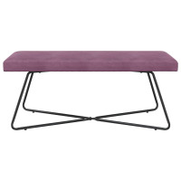 Produktbild för bänk Lila 110 x 40 x 45 cm Sammet