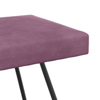 Produktbild för bänk Lila 110 x 40 x 45 cm Sammet