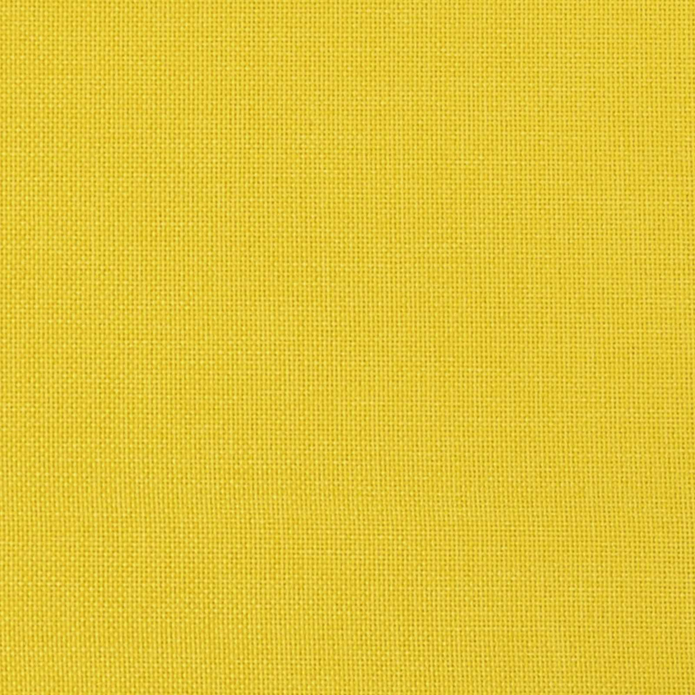 Produktbild för Bänk med knappar Ljusgul 110 x 40 x 46 cm Tyg