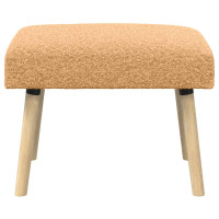 Produktbild för bänk Enfärgad Beige 60 x 40 x 45 cm Bouclé