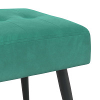 Produktbild för Bänk med knappar Turkos 110 x 40 x 46 cm Sammet