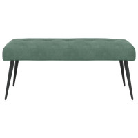 Produktbild för Bänk med knappar Havgrön 110 x 40 x 46 cm Sammet