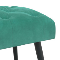 Produktbild för Bänk med knappar Turkos 110 x 40 x 46 cm Sammet
