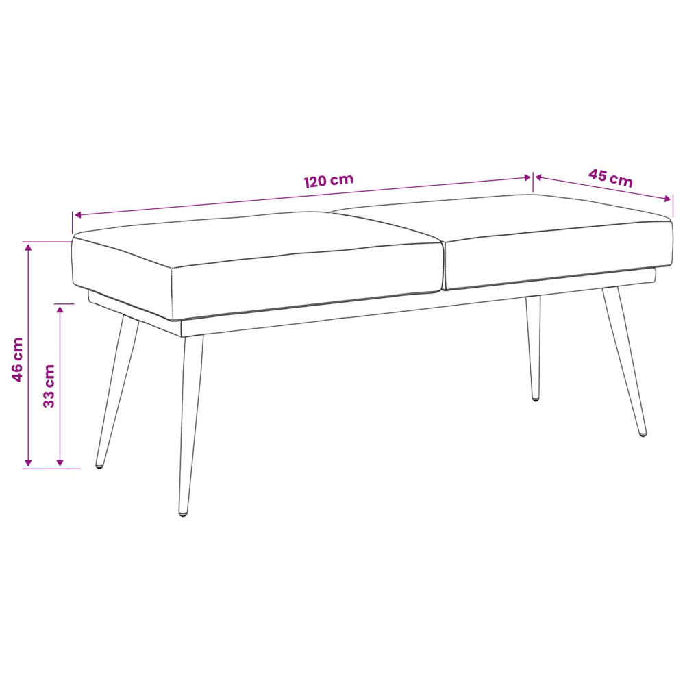 Produktbild för Dubbel-lager bänk Ljusgrön 120 x 45 x 46 cm Sammet