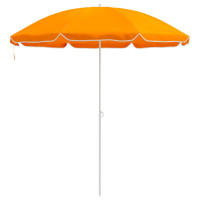 Produktbild för Trädgårdsparasol 240 cm 170T polyester Orange