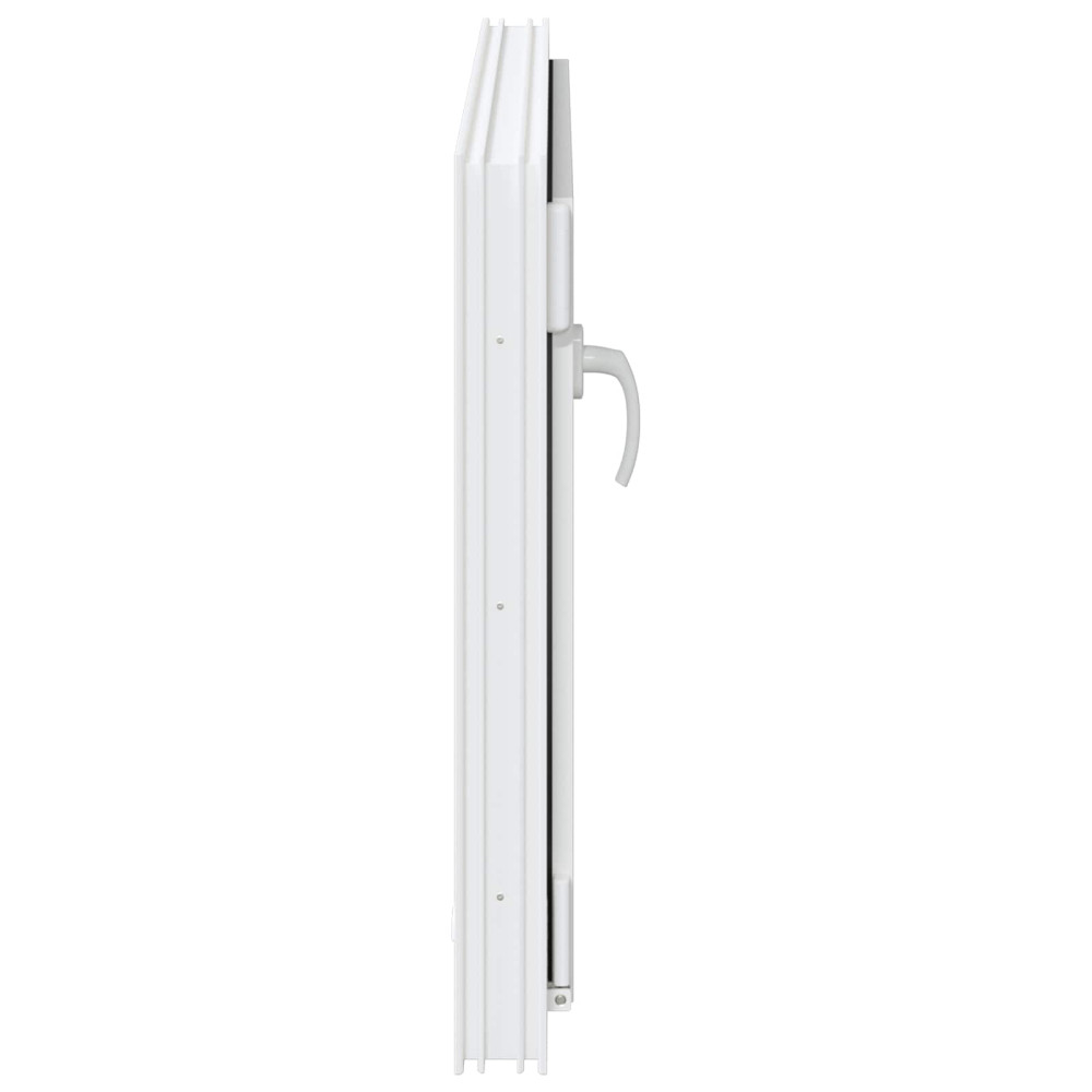 Produktbild för Källarfönster RISOR 90 x 70 cm PVC och glas Vit