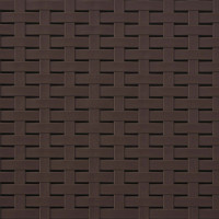 Produktbild för Reclining gardenstol i rottinglook 2 pcs Brun och gräddvit PP