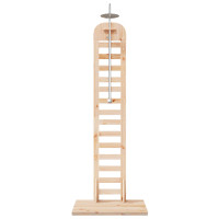 Produktbild för Utomhus Dusch 223 cm Massivt tallträ och rostfritt stål