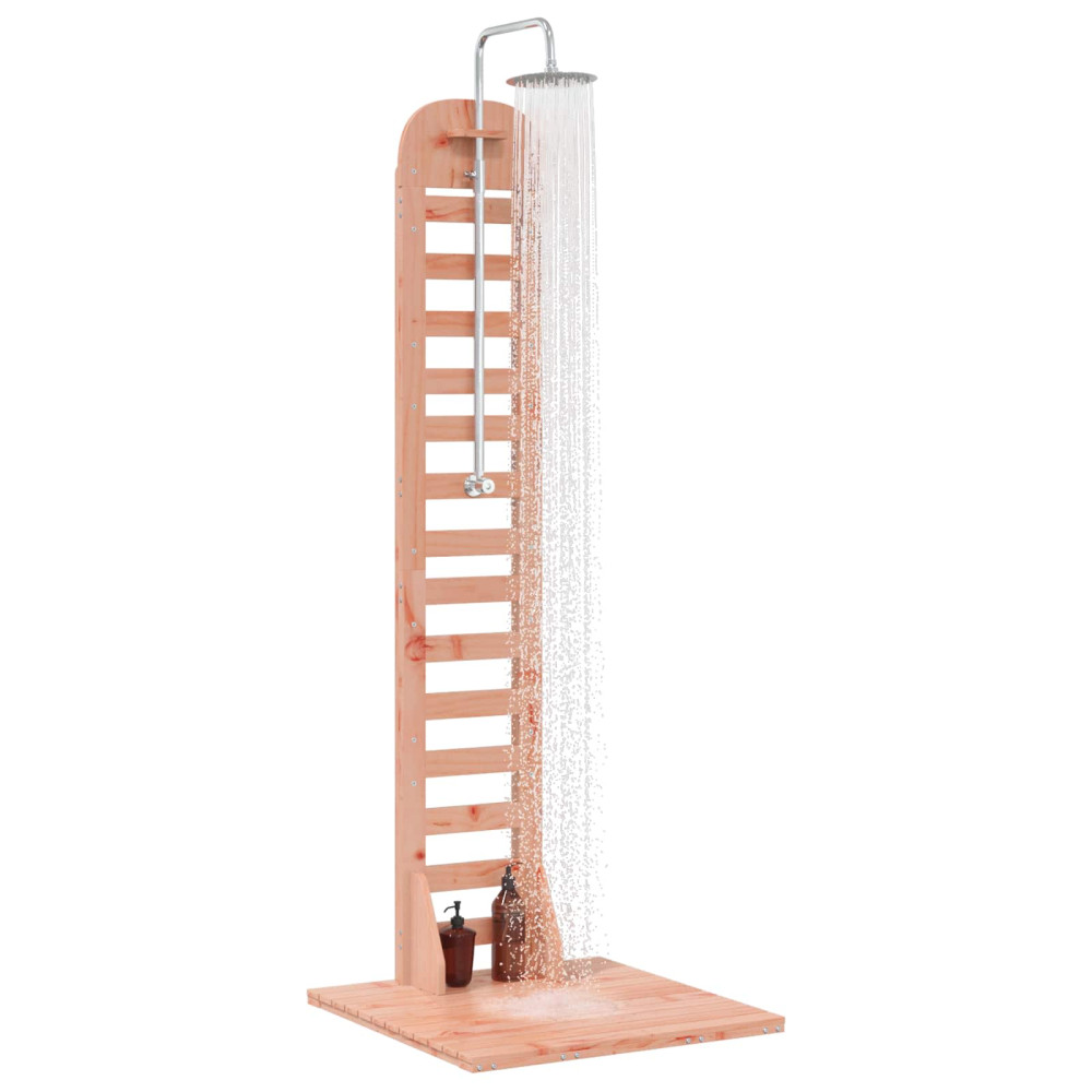 Produktbild för Utomhus Dusch 223 cm Massivt Douglas trä och rostfritt stål