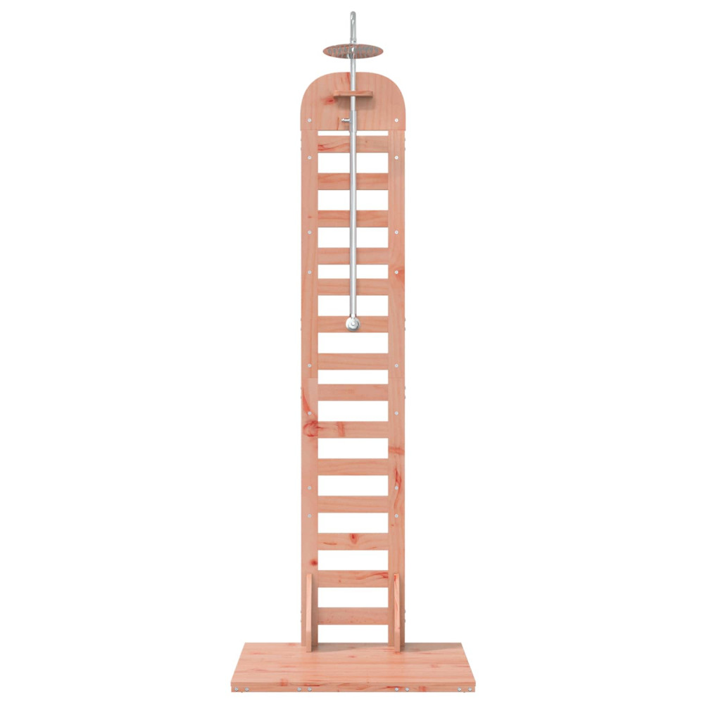Produktbild för Utomhus Dusch 223 cm Massivt Douglas trä och rostfritt stål
