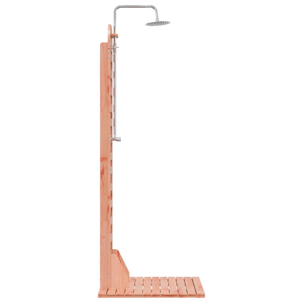 Produktbild för Utomhus Dusch 223 cm Massivt Douglas trä och rostfritt stål