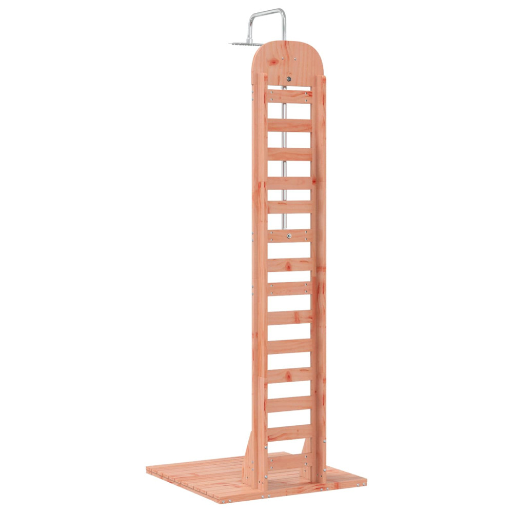Produktbild för Utomhus Dusch 223 cm Massivt Douglas trä och rostfritt stål