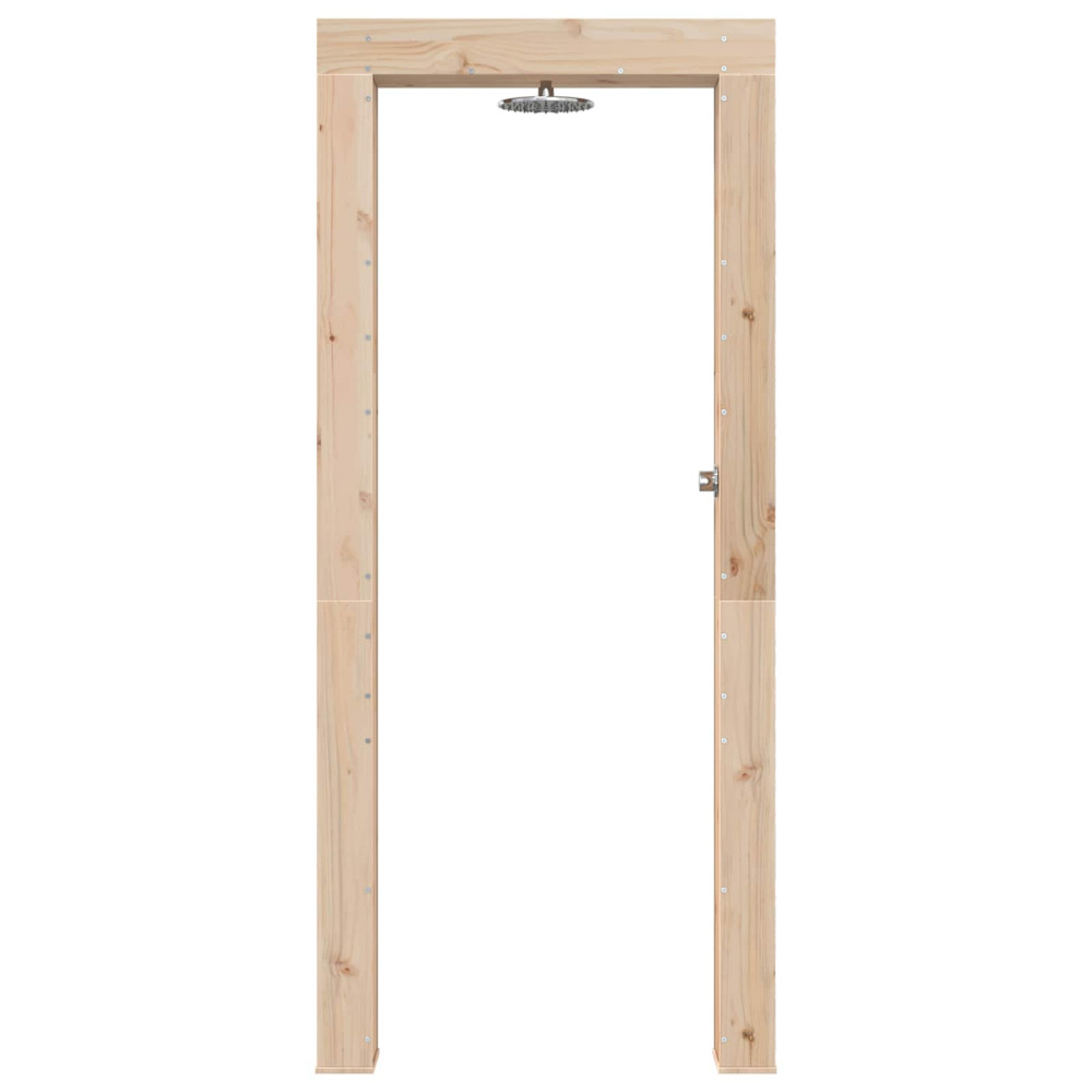 Produktbild för Utomhus Dusch 226 cm Massivt tallträ och rostfritt stål