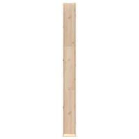 Produktbild för Utomhus Dusch 226 cm Massivt tallträ och rostfritt stål
