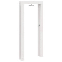 Produktbild för Utomhus Dusch 226 cm Massivt tallträ och rostfritt stål Vit