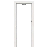 Produktbild för Utomhus Dusch 226 cm Massivt tallträ och rostfritt stål Vit