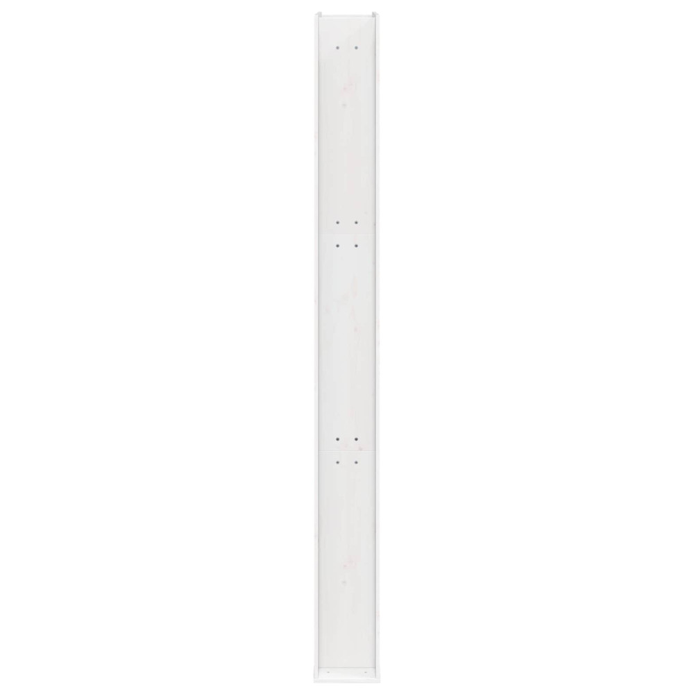 Produktbild för Utomhus Dusch 226 cm Massivt tallträ och rostfritt stål Vit