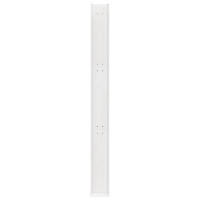 Produktbild för Utomhus Dusch 226 cm Massivt tallträ och rostfritt stål Vit