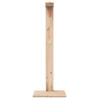 Produktbild för Utomhus Dusch 214,5 cm Massivt tallträ och rostfritt stål