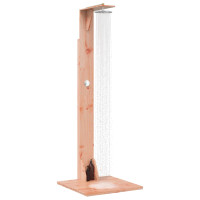Produktbild för Utomhus Dusch 214,5 cm Massivt Douglas trä och rostfritt stål