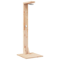 Produktbild för Utomhus Dusch 210 cm Massivt tallträ och rostfritt stål