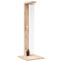 Produktbild för Utomhus Dusch 210 cm Massivt tallträ och rostfritt stål