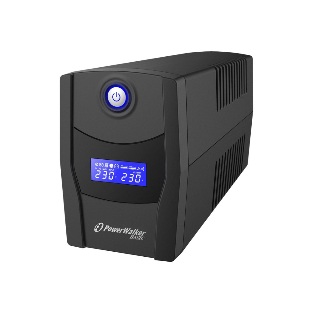 Produktbild för PowerWalker Basic VI 600 STL FR - UPS - 360 watt - 600 VA