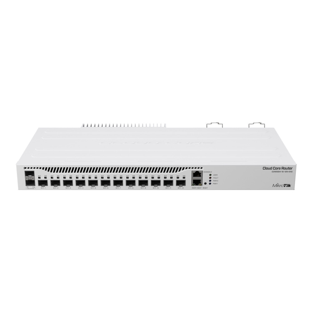 Produktbild för MikroTik Cloud Core Router CCR2004-1G-12S+2XS - router - skrivbordsmodell, rackmonterbar