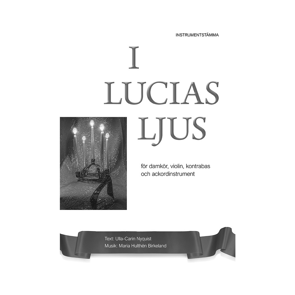 Produktbild för I Lucias ljus - instrumentstämma (häftad)