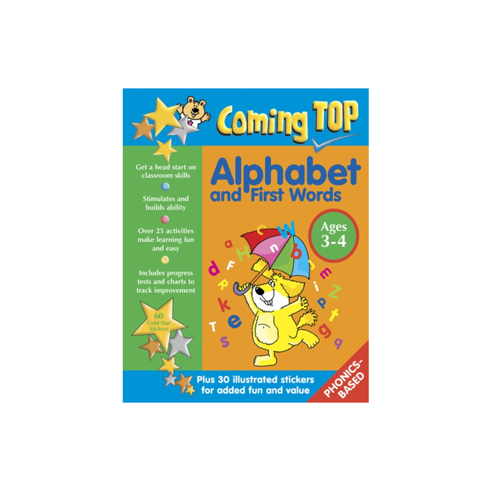 Produktbild för Coming Top: Alphabet and First Words - Ages 3-4 (häftad, eng)
