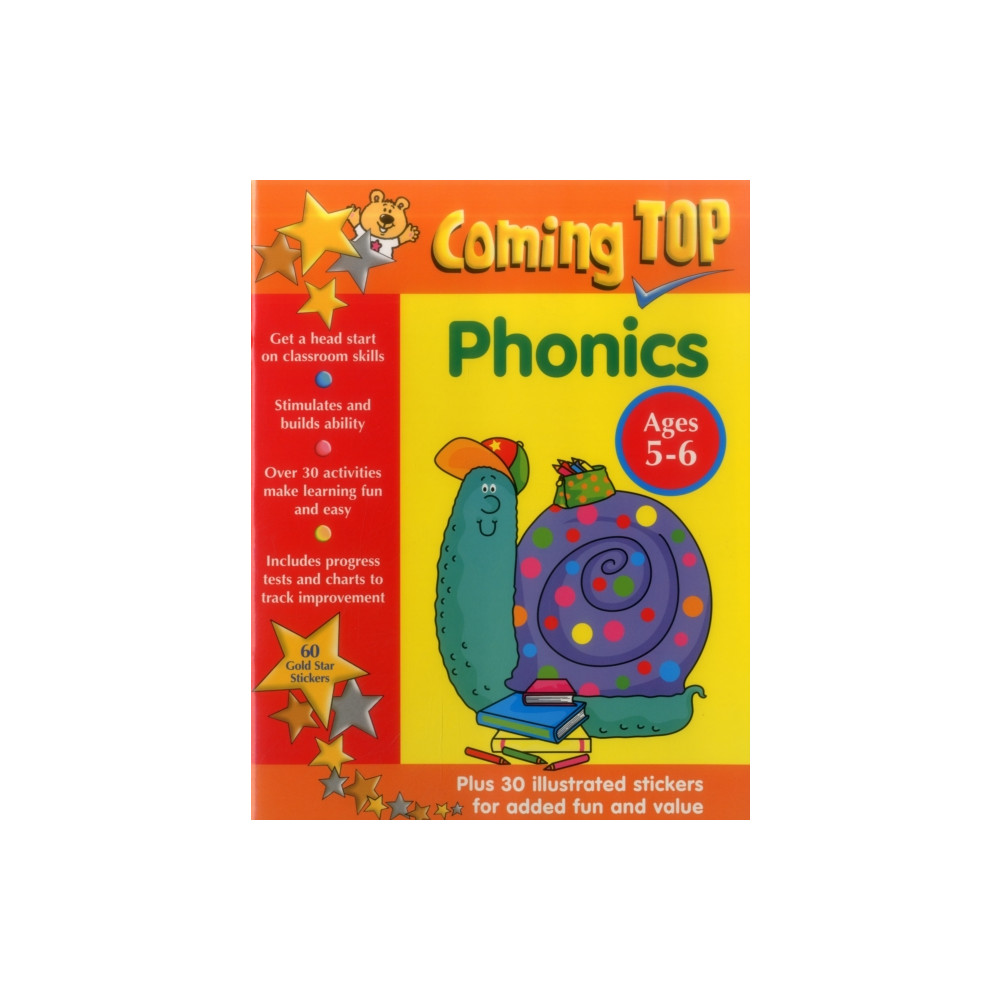 Produktbild för Coming Top: Phonics - Ages 5-6 (häftad, eng)