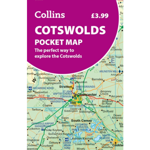 HarperCollins Publishers Cotswolds Pocket Map