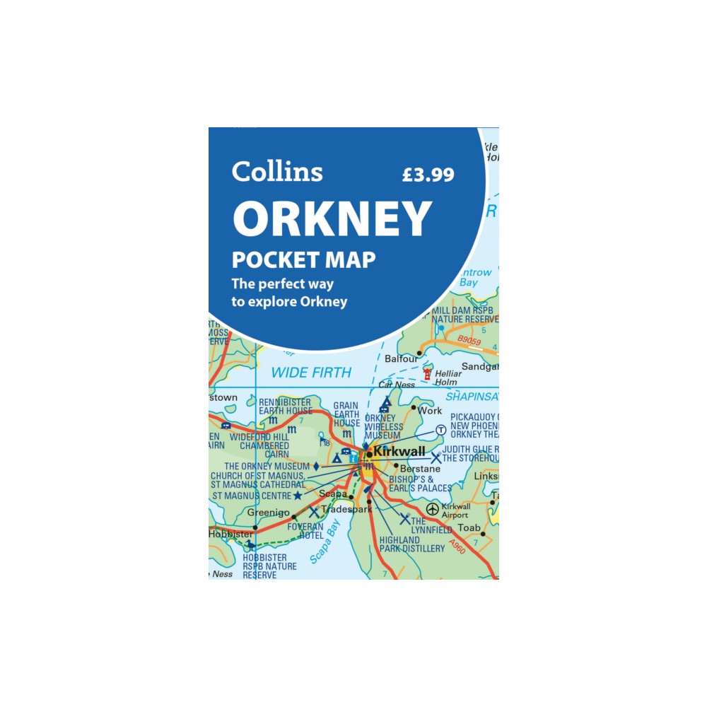 Produktbild för Orkney Pocket Map