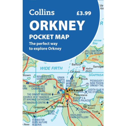 HarperCollins Publishers Orkney Pocket Map