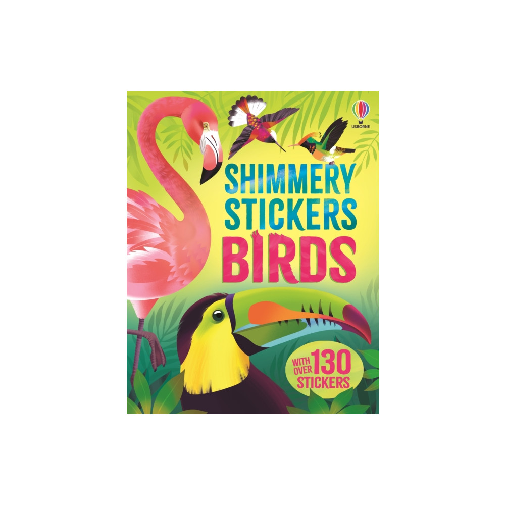 Produktbild för Shimmery Stickers Birds (häftad, eng)