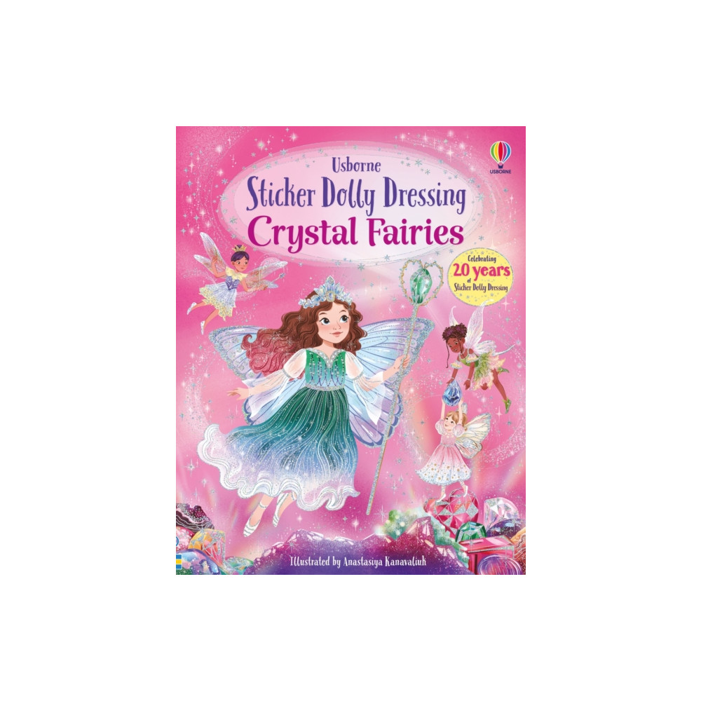 Produktbild för Sticker Dolly Dressing Crystal Fairies (häftad, eng)