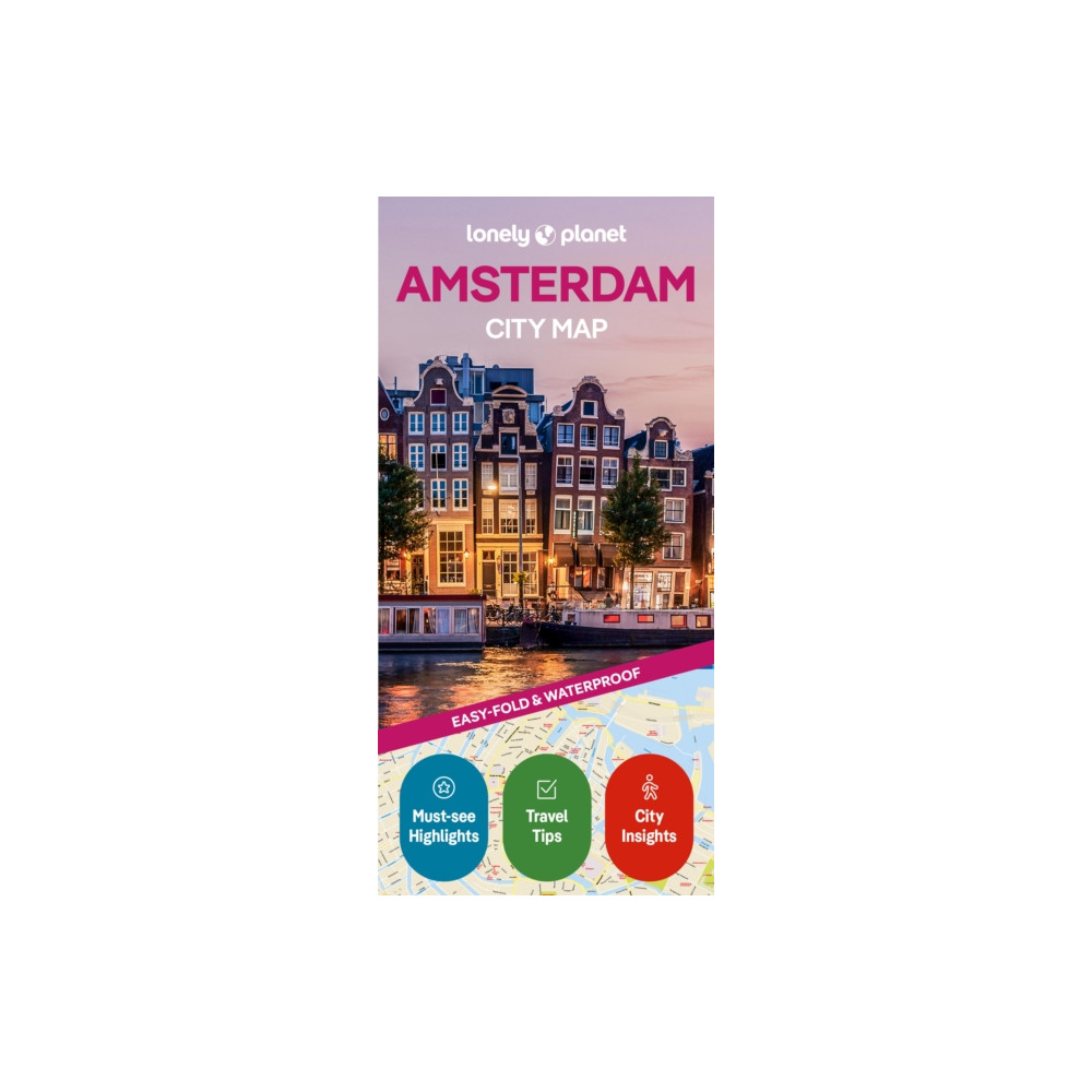 Produktbild för Lonely Planet Amsterdam City Map