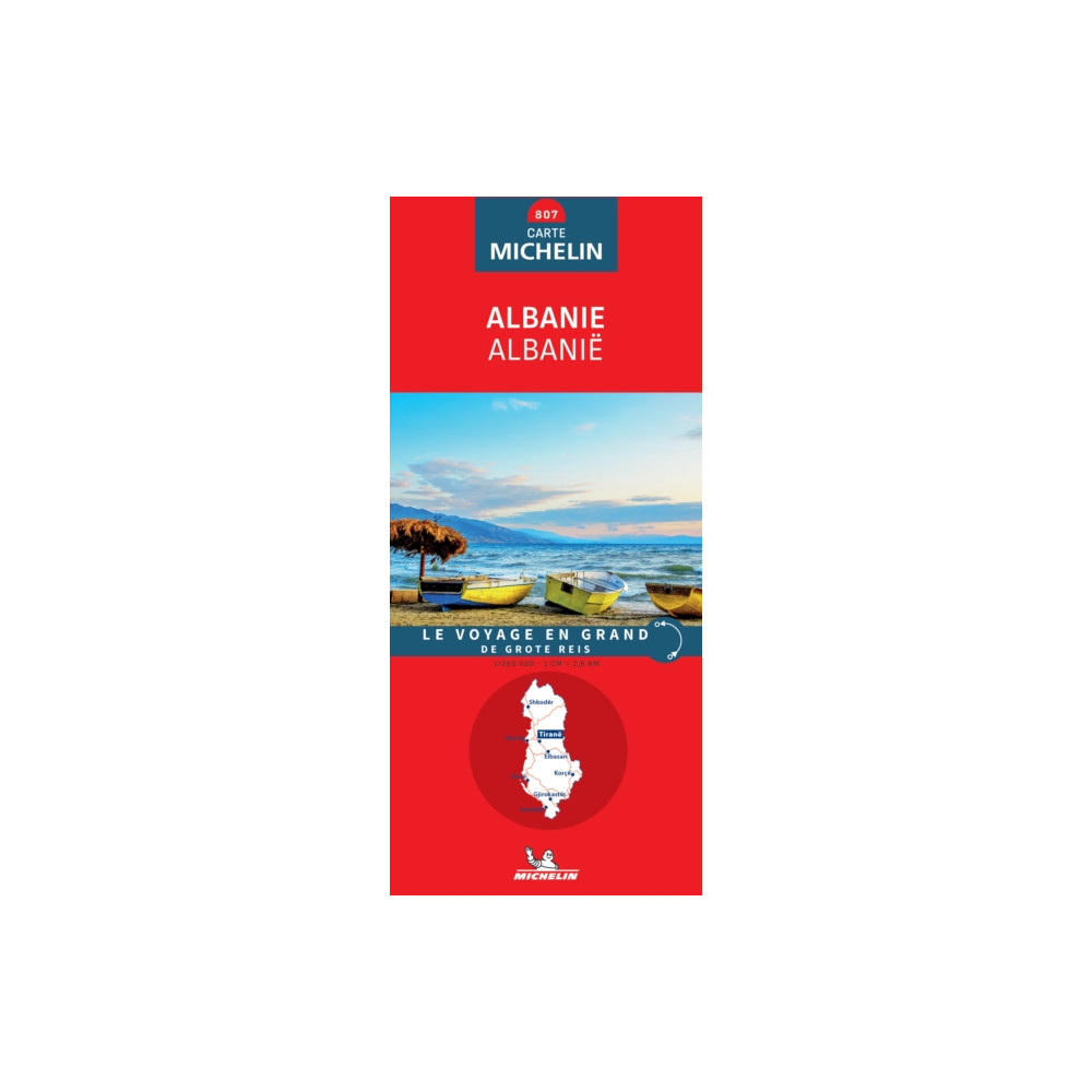 Produktbild för Albania - Michelin National Map 807