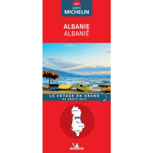 Michelin Editions Des Voyages Albania - Michelin National Map 807