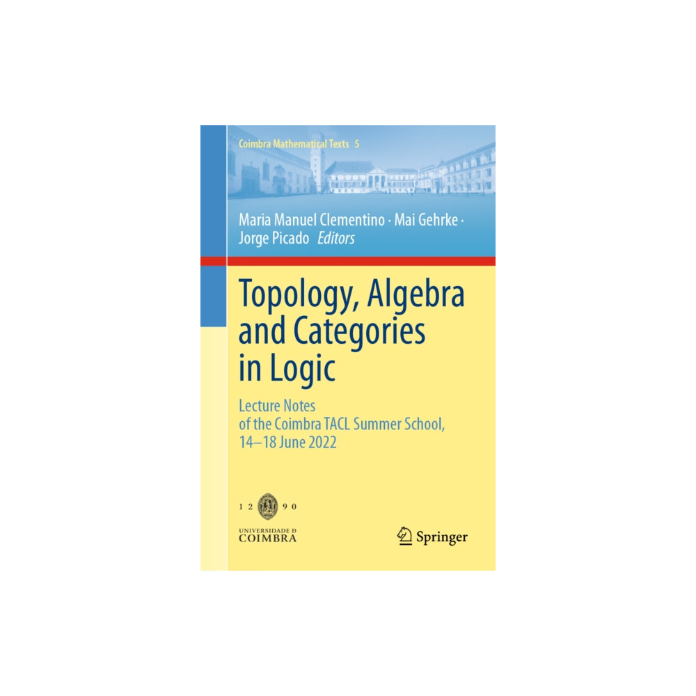 Produktbild för Topology, Algebra and Categories in Logic (inbunden, eng)
