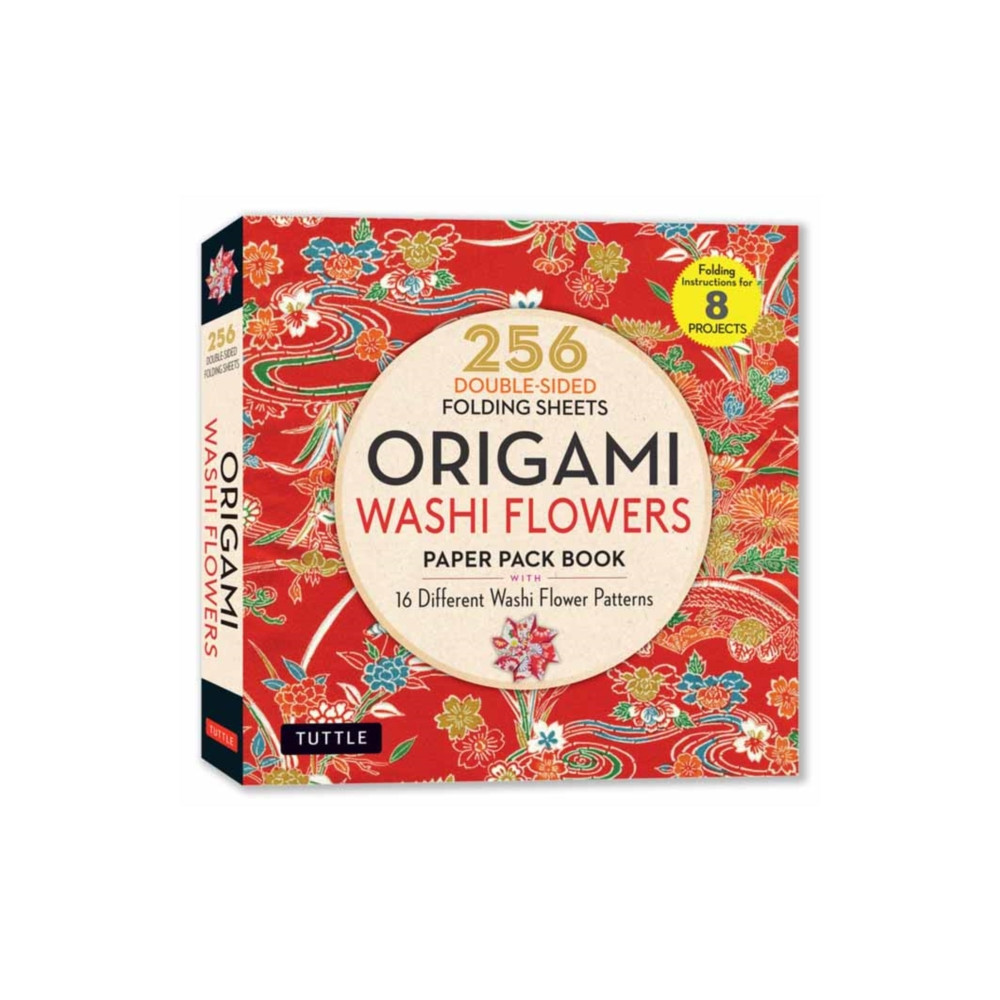 Produktbild för Origami Washi Flowers Paper Pack Book (häftad, eng)