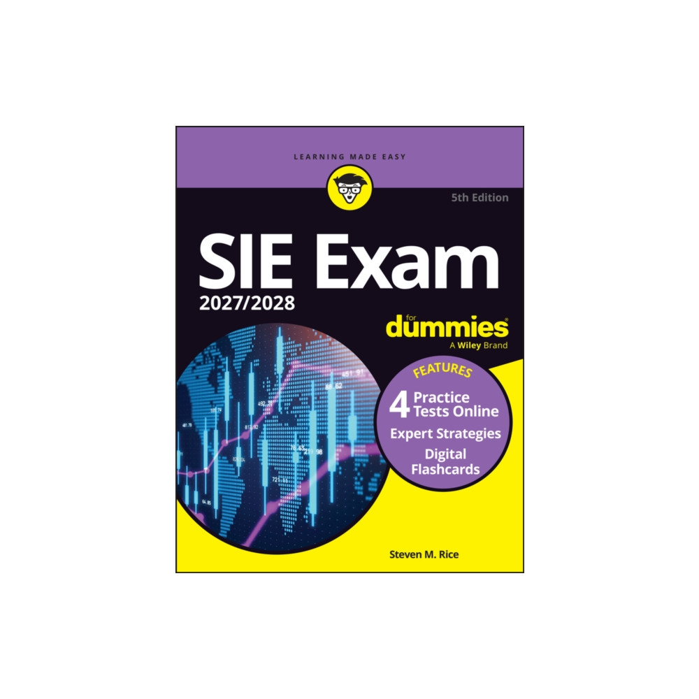 Produktbild för SIE Exam 2027/2028 For Dummies (Securities Industry Essentials Exam Prep + Practice Tests & Flashcards Online) (häftad, eng)