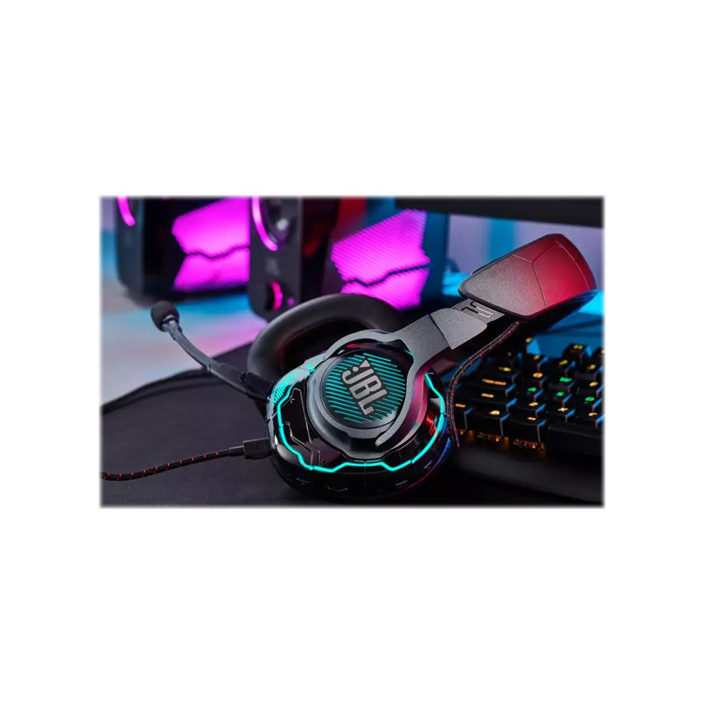 Produktbild för JBL Quantum One - headset - USB, 3,5 mm kontakt, USB-C