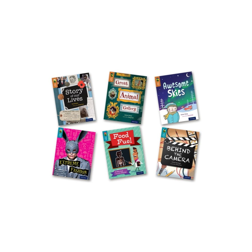 Produktbild för Oxford Reading Tree TreeTops inFact: Oxford Level 8/9: Pack of 6 (häftad, eng)