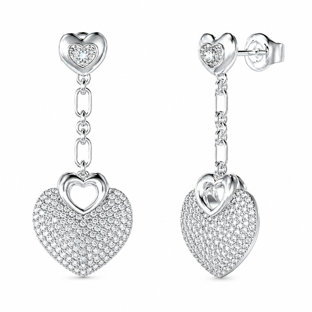 Produktbild för GUESS JUBE05210JWRH - Earrings Dam (4CM)