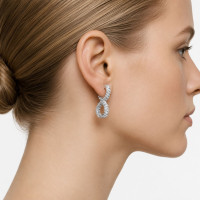 Produktbild för SWAROVSKI 5684047 - Earrings Dam (2,7CM)