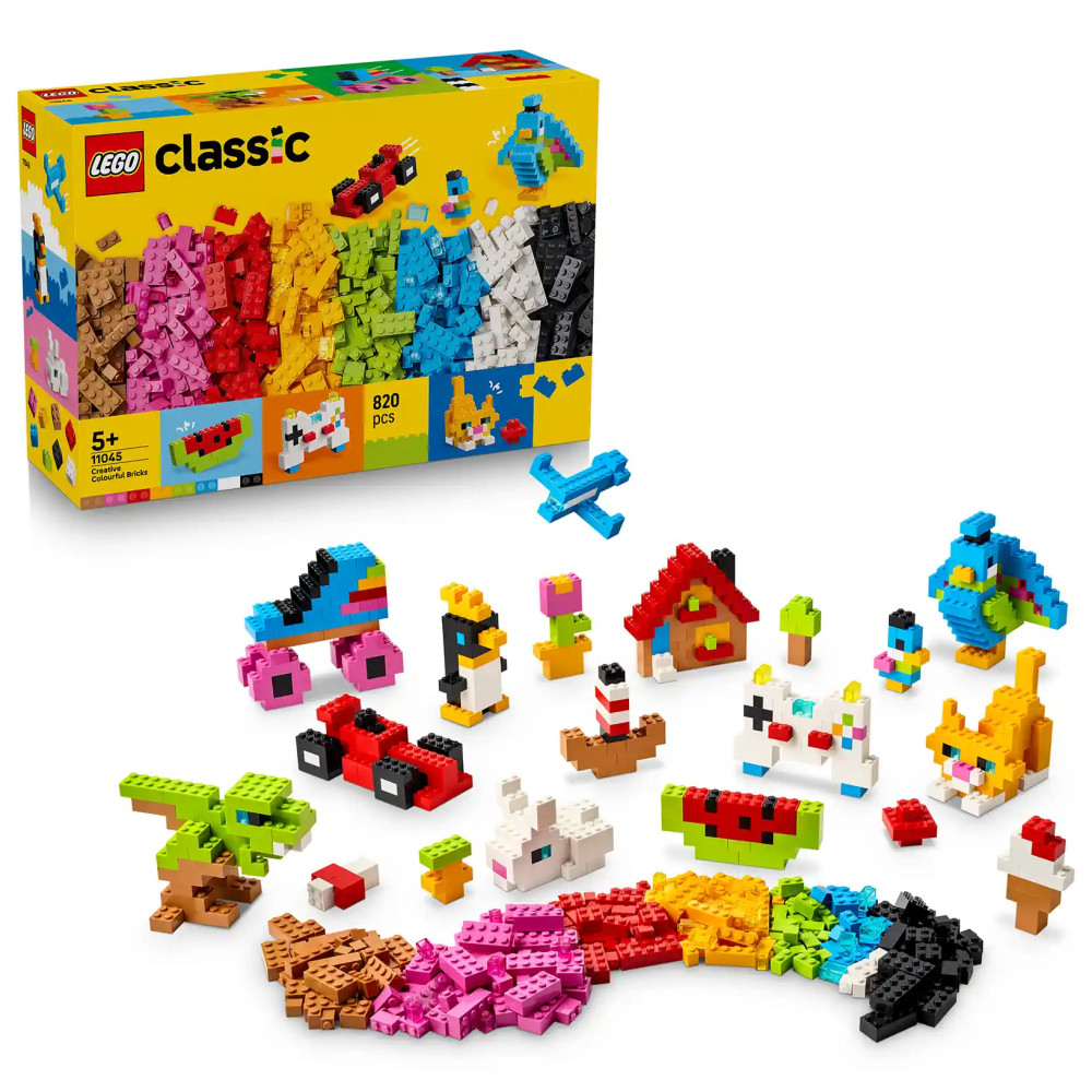Produktbild för LEGO® Classic 11045 Pestrobarevné kreativní kostky