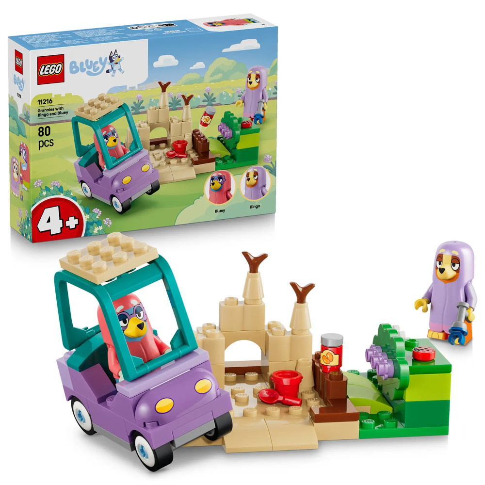 Produktbild för LEGO® Bluey 11216 Bingo, Bluey a babičky