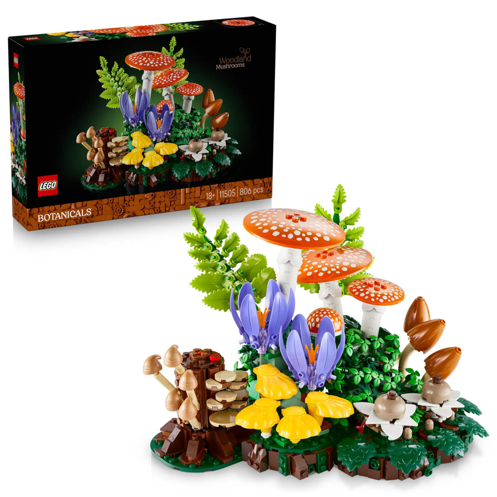 Produktbild för LEGO® Botanicals 11505 Lesní houby